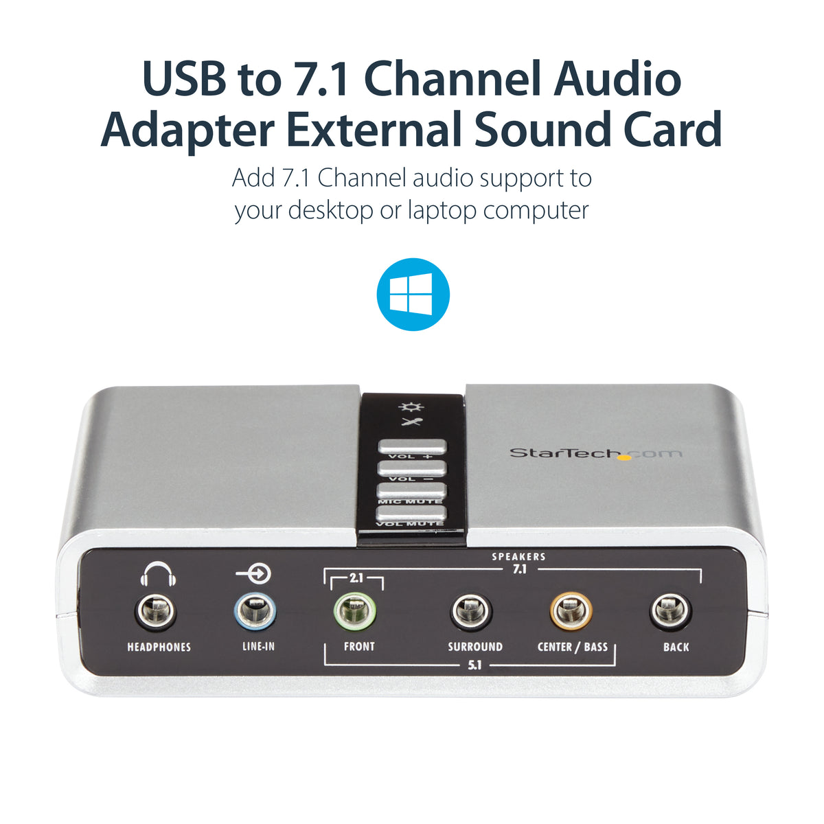 StarTech.com ICUSBAUDIO7D