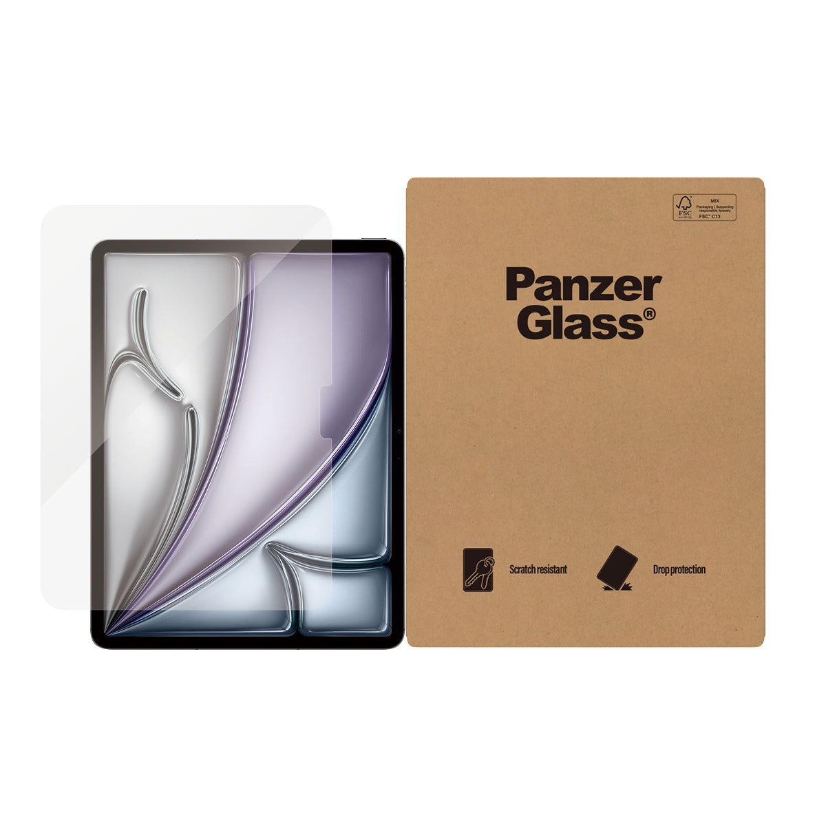 PanzerGlass Screen Protector iPad Air 11'' (2024-2026) iPad 11'' (2025) iPad 10.9'' (2022) Ultra-Wide Fit