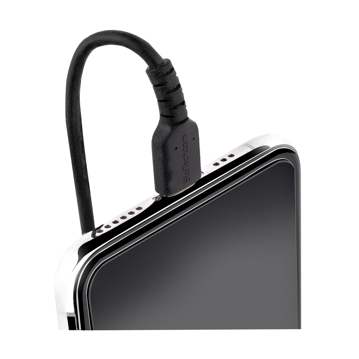 USB TO LIGHTNING CABLE - 1M (3.3FT) COILED CABLE BLACK