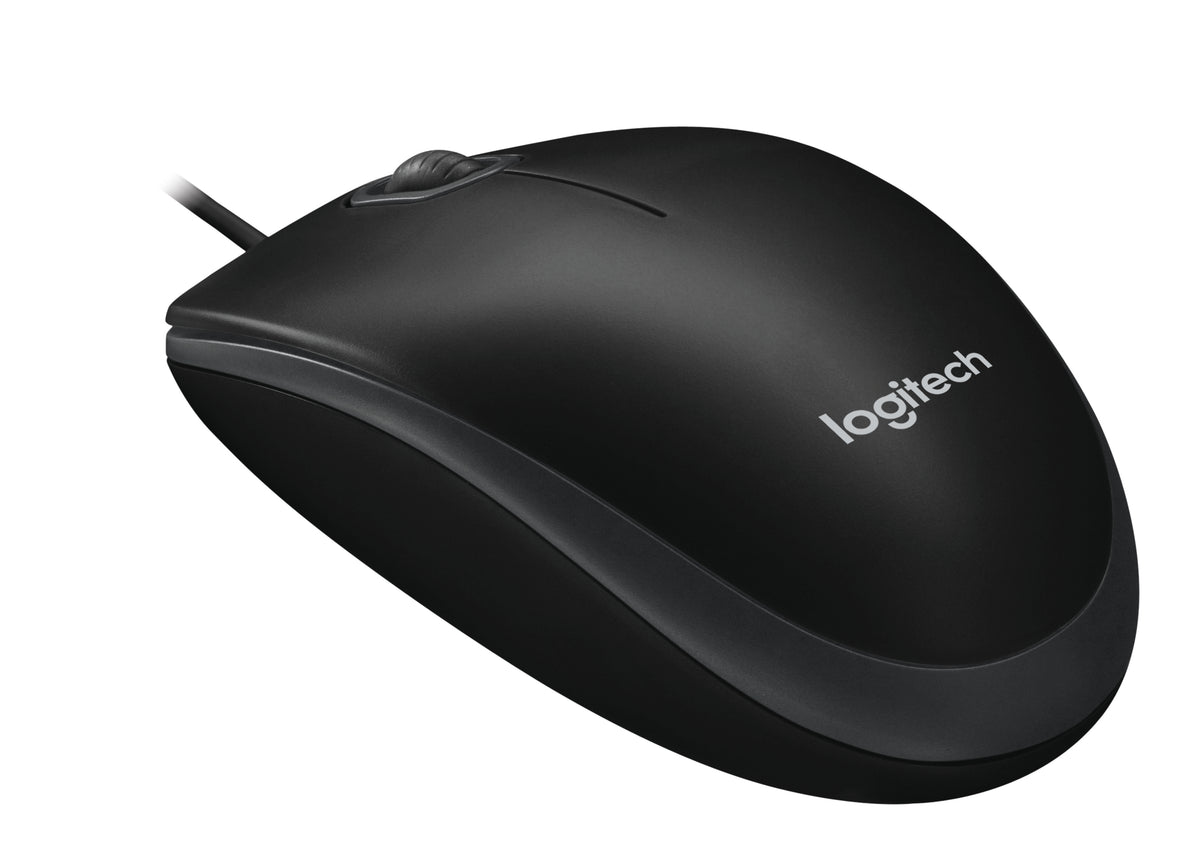 Logitech B100 Optical Mouse For Business Black