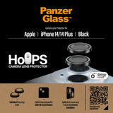 PanzerGlass PanzerGlass® Hoops® Camera Lens Protector Black iPhone 14 | 14 Plus