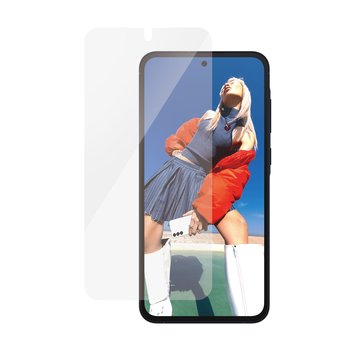 PanzerGlass PanzerGlass® Screen Protector Samsung Galaxy A55 5G | Ultra-Wide Fit w. EasyAligner