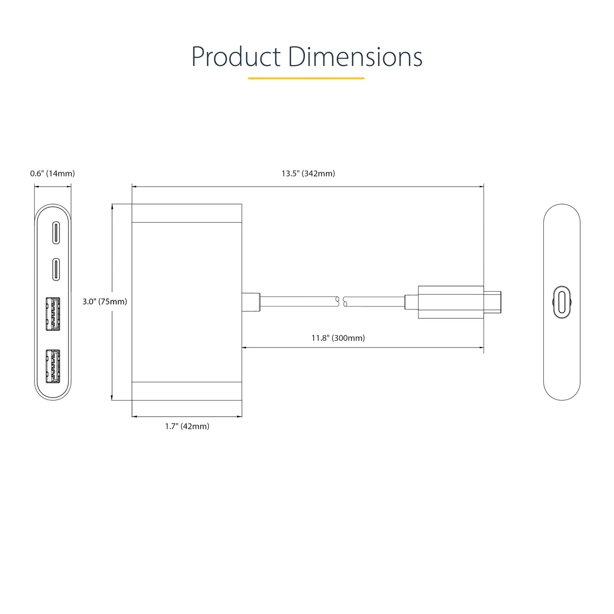 StarTech.com 5G2A2CPDB-USB-C-HUB