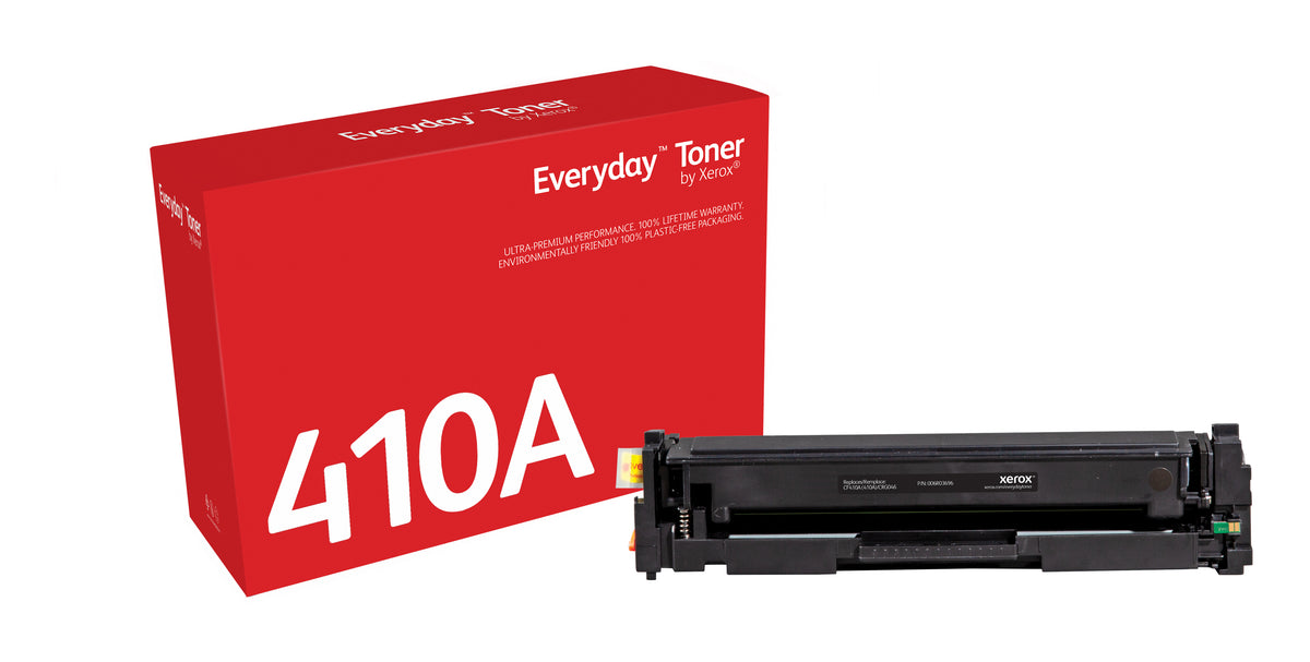 Xerox Everyday Black Toner by Xerox compatible with HP 410A (CF410A), Standard capacity
