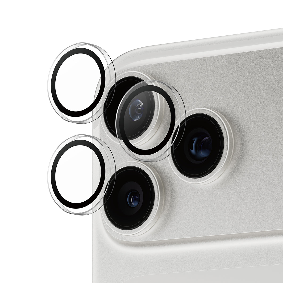 PanzerGlass PanzerGlass® Hoops® Camera Lens Protector Transparent iPhone 17 Pro | iPhone 17 Pro Max | iPhone 16 Pro | 16 Pro Max