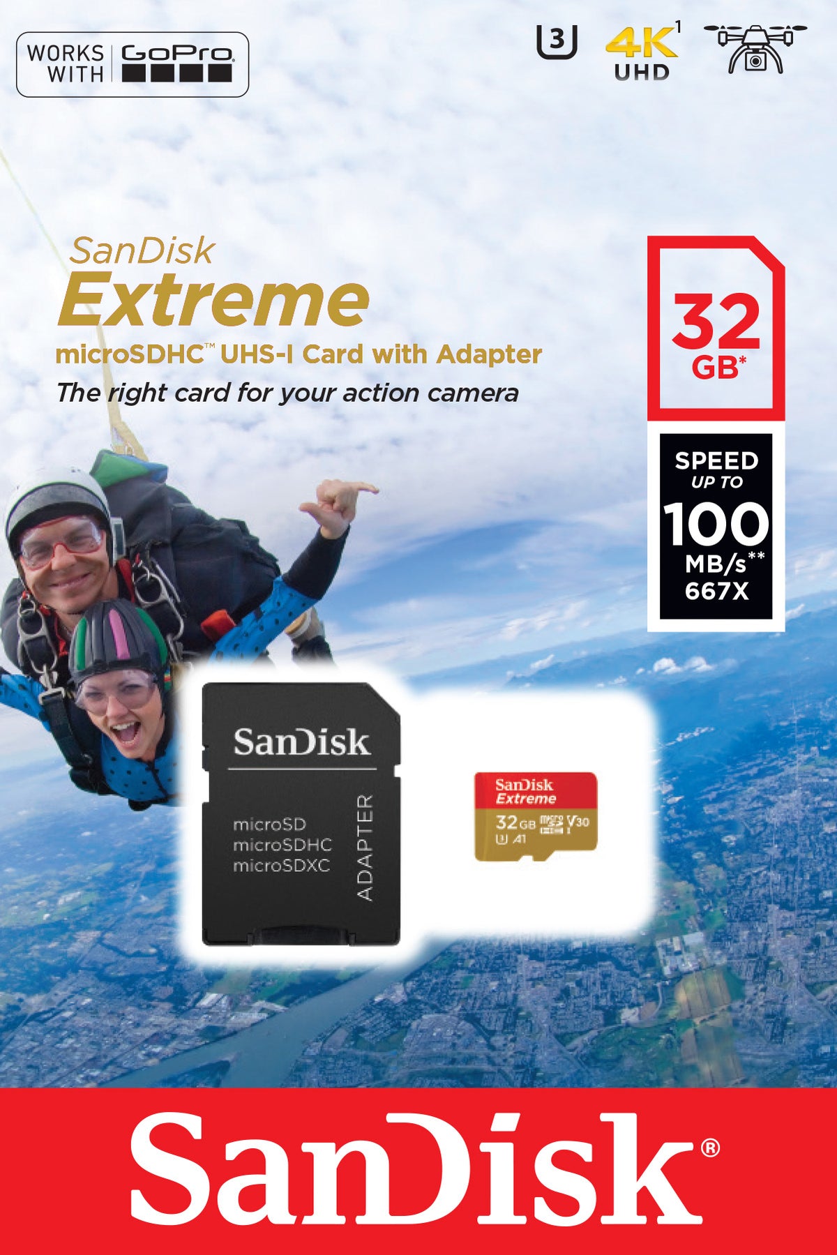 SanDisk Extreme – Red,White,Yellow
