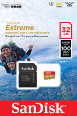 SanDisk Extreme – Red,White,Yellow
