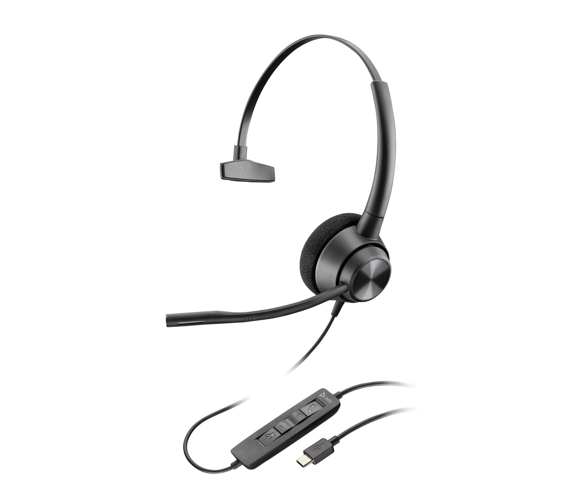 HP Poly EncorePro 310 USB-C Monoaural Headset