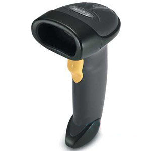 Zebra LS2208 Bar Code Scanner, 7 ft Black