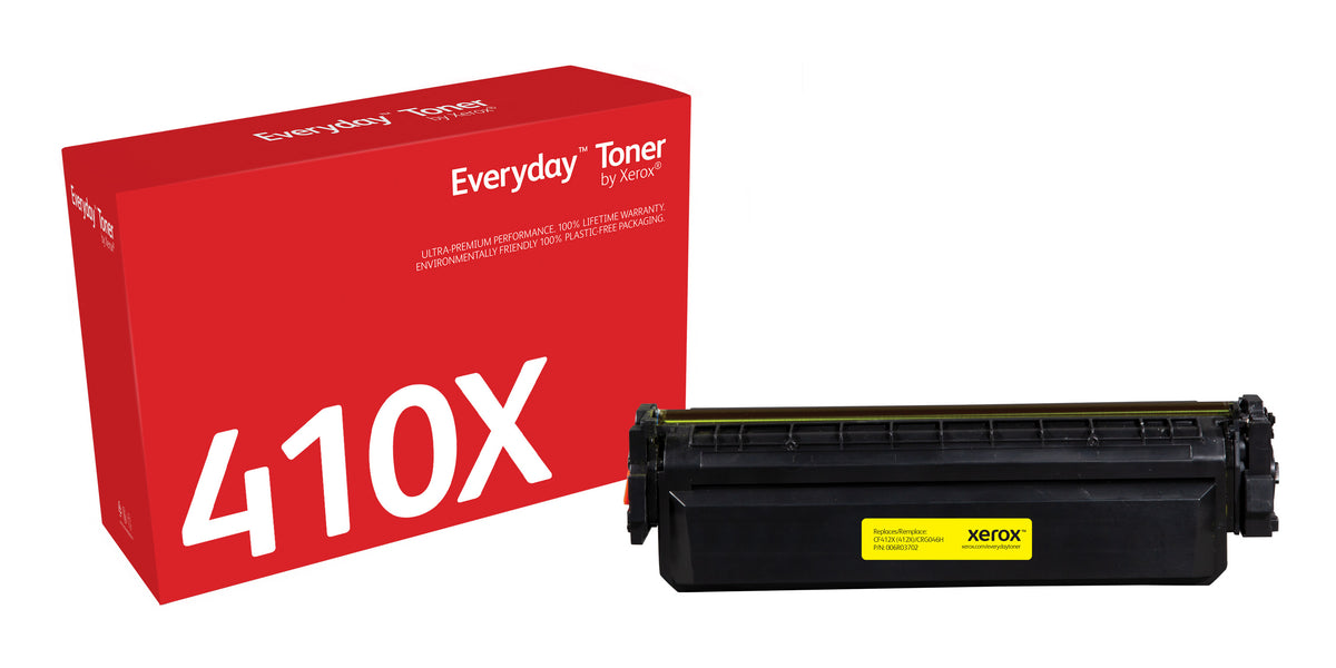 Xerox Everyday Yellow Toner by Xerox compatible with HP 410X (CF412X), High capacity