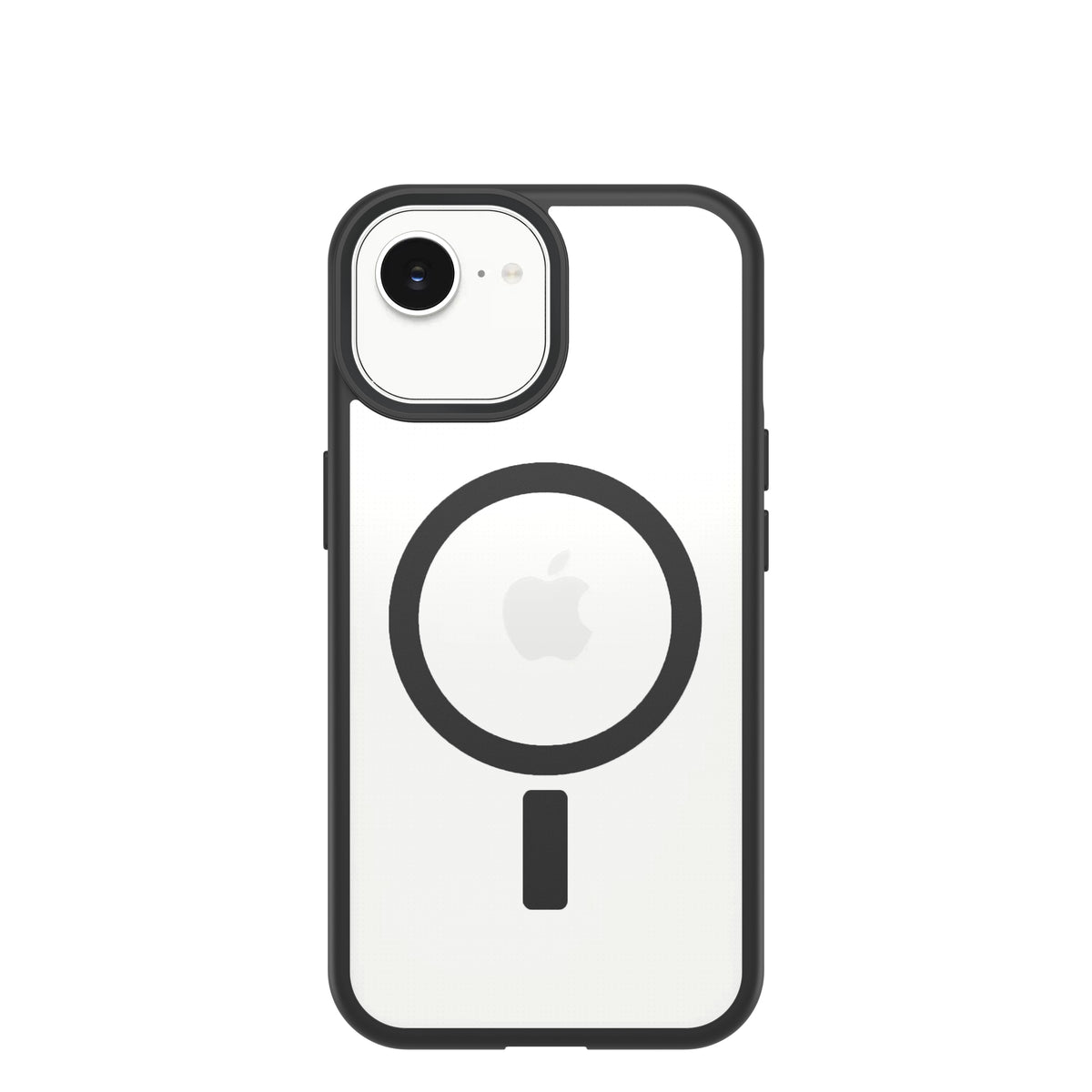 OtterBox React for MagSafe Series for Apple iPhone 17e/16e/15/14/13, transparent/black