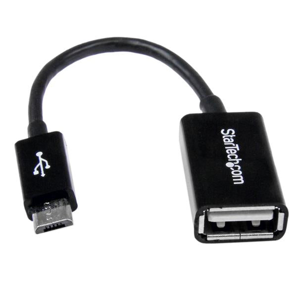 StarTech.com Micro USB Male TO USB Fmale Otg Host Cable Adapter