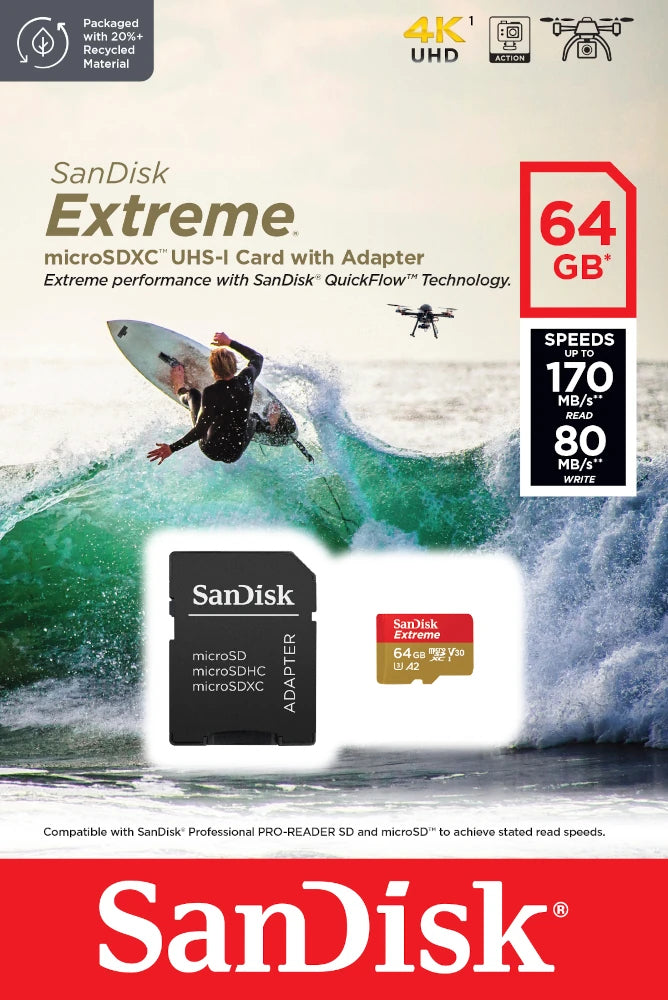 SanDisk Extreme – Gold,Red