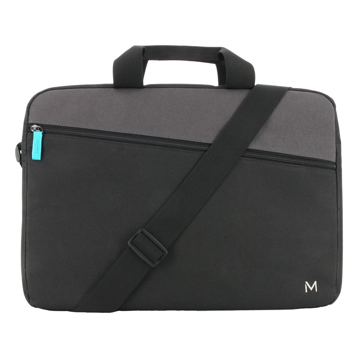 Mobilis Briefcase, Toploading, 11-14’’, Black and Grey
