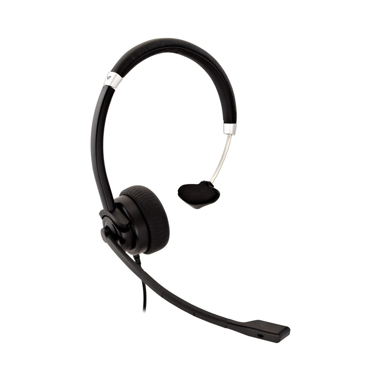 DELUXE MONO HEADSET W/MIC VOL CTRL 1.8M 3.5MM BLK