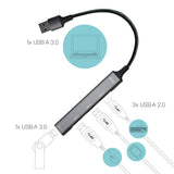 i-tec U3HUBMETALMINI4