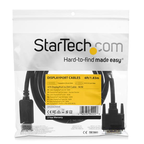 StarTech.com DP2DVI2MM6
