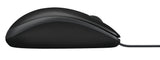 Logitech B100 Optical Mouse For Business Black