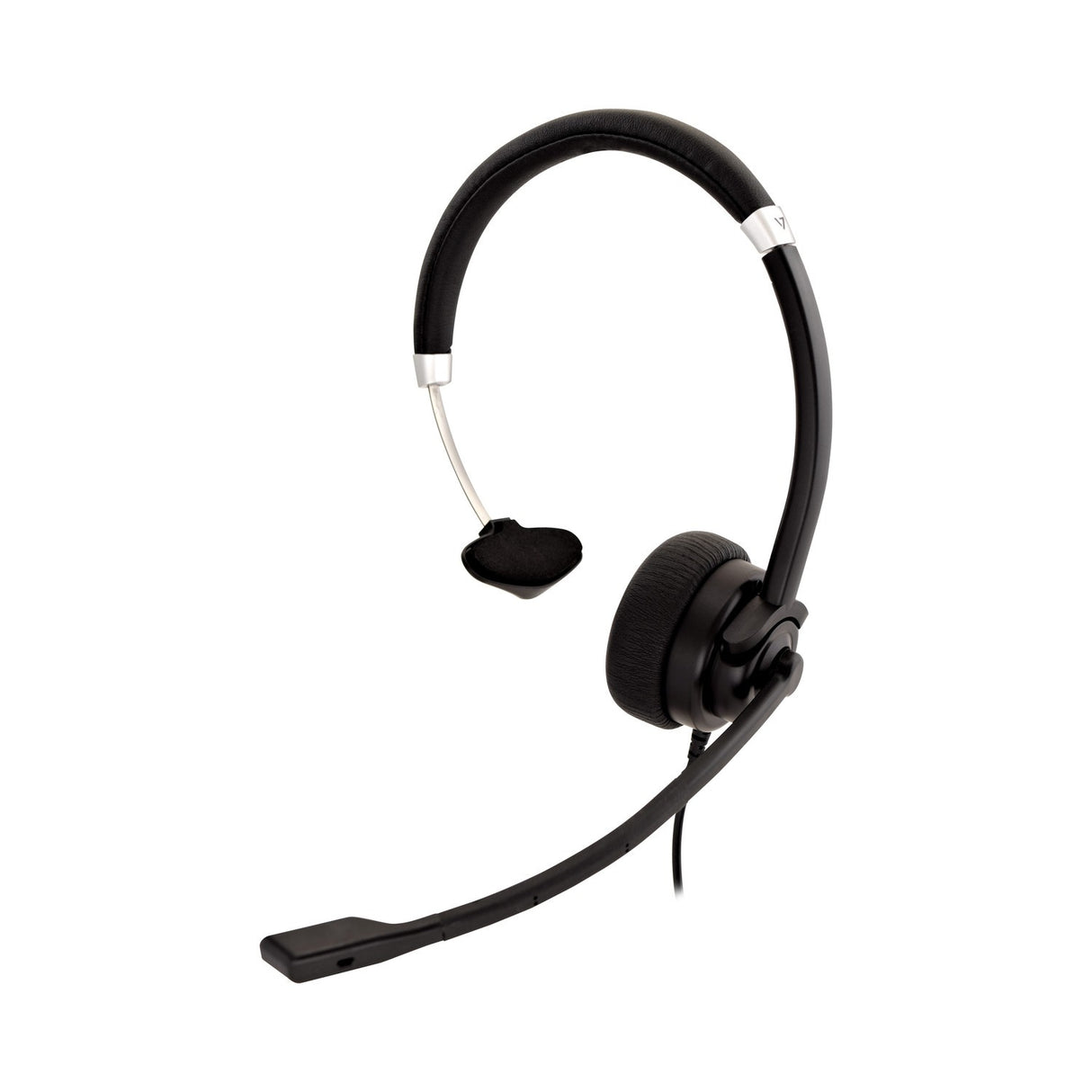 DELUXE MONO HEADSET W/MIC VOL CTRL 1.8M 3.5MM BLK