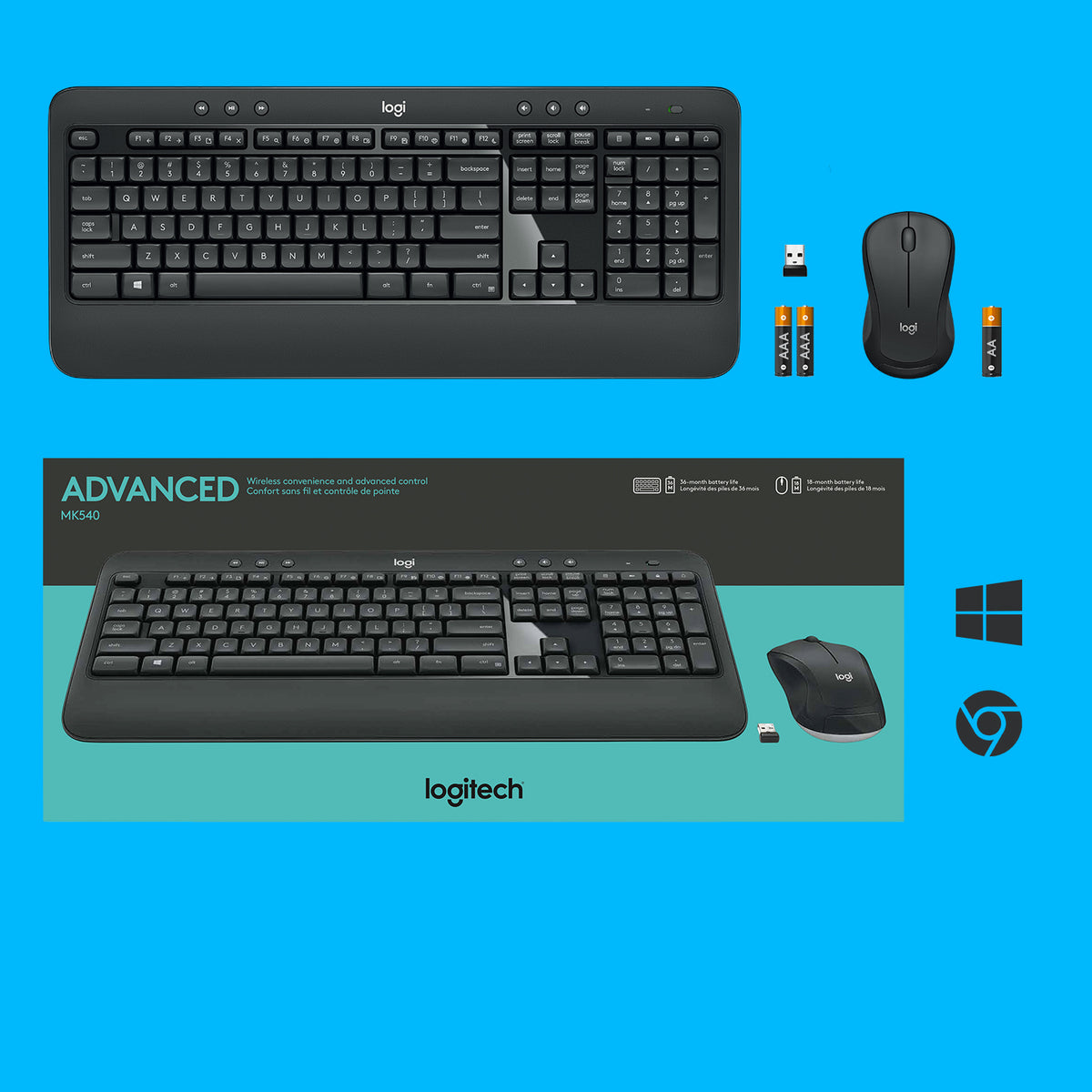 Logitech MK540 Advanced – Black