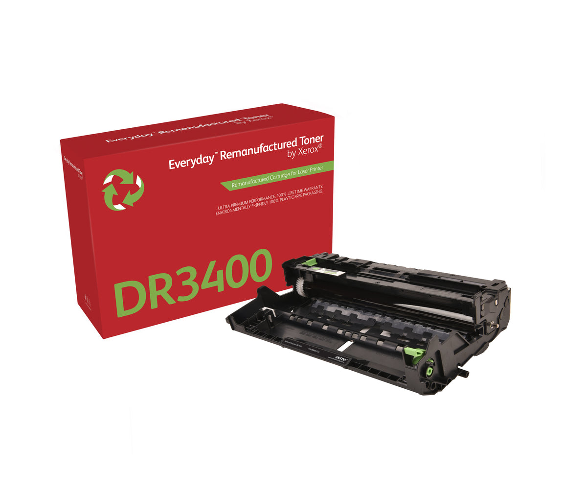 Xerox Everyday Mono Drum Remanufactured by Xerox compatible with Brother DR3400, Standard capacity
