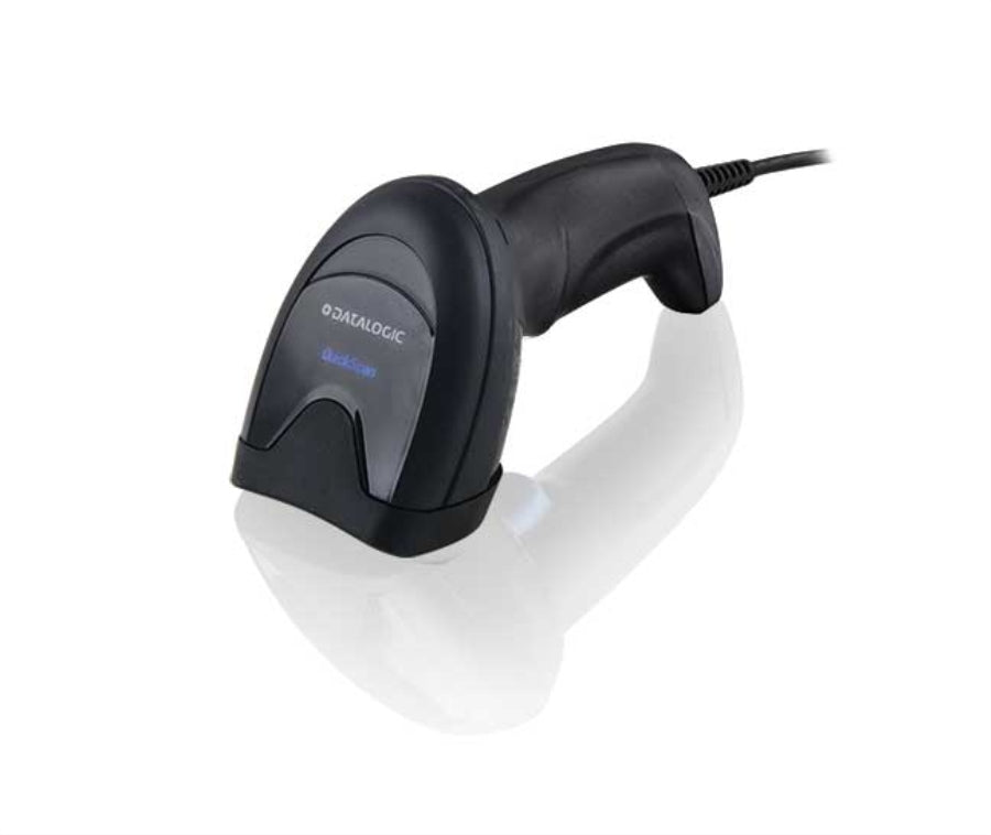 Datalogic Quickscan Lite 2500 2D Imager Kit W/ Coiled USB + Stand Blk