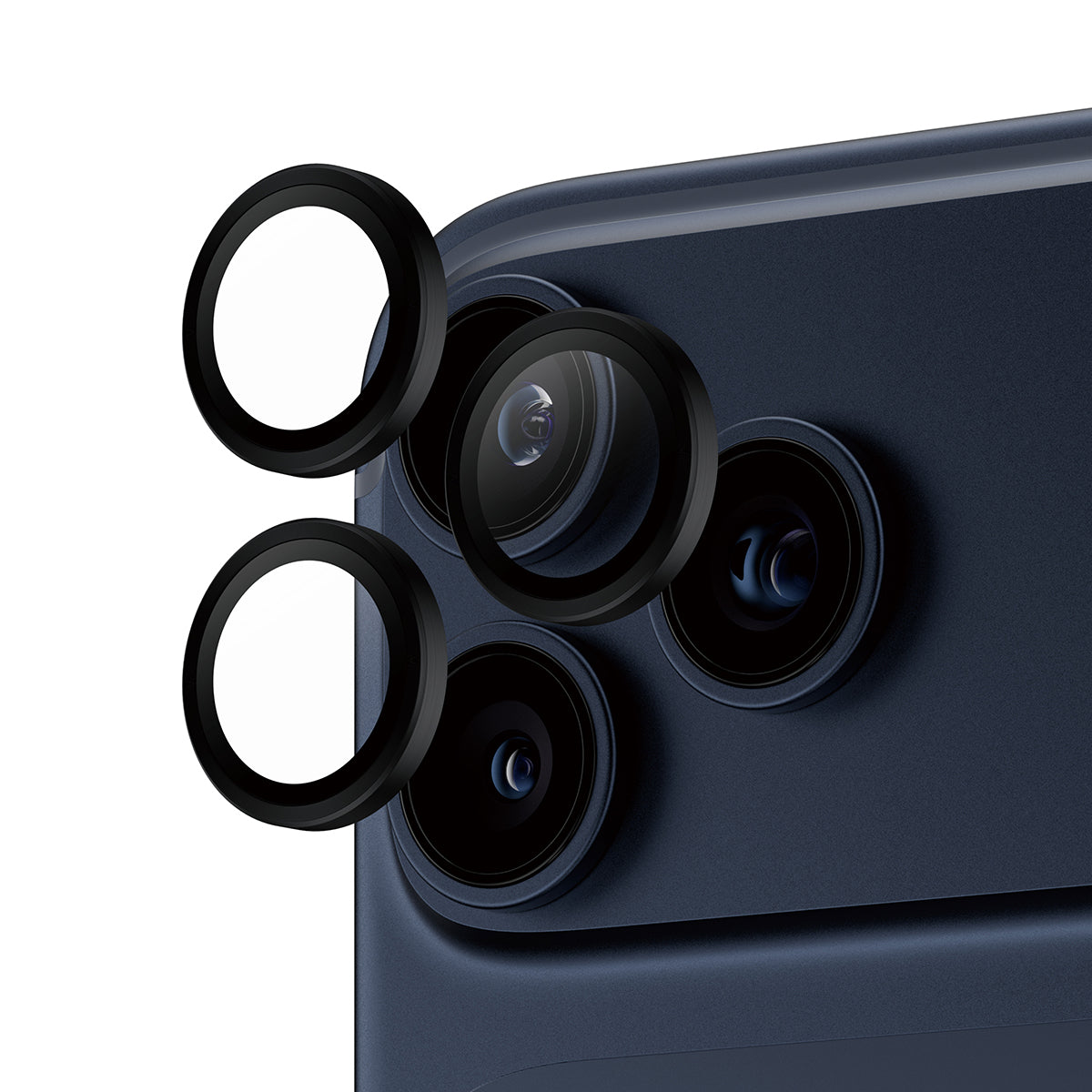 PanzerGlass PanzerGlass® Hoops® Camera Lens Protector Black iPhone 17 Pro | iPhone 17 Pro Max | iPhone 16 Pro | 16 Pro Max