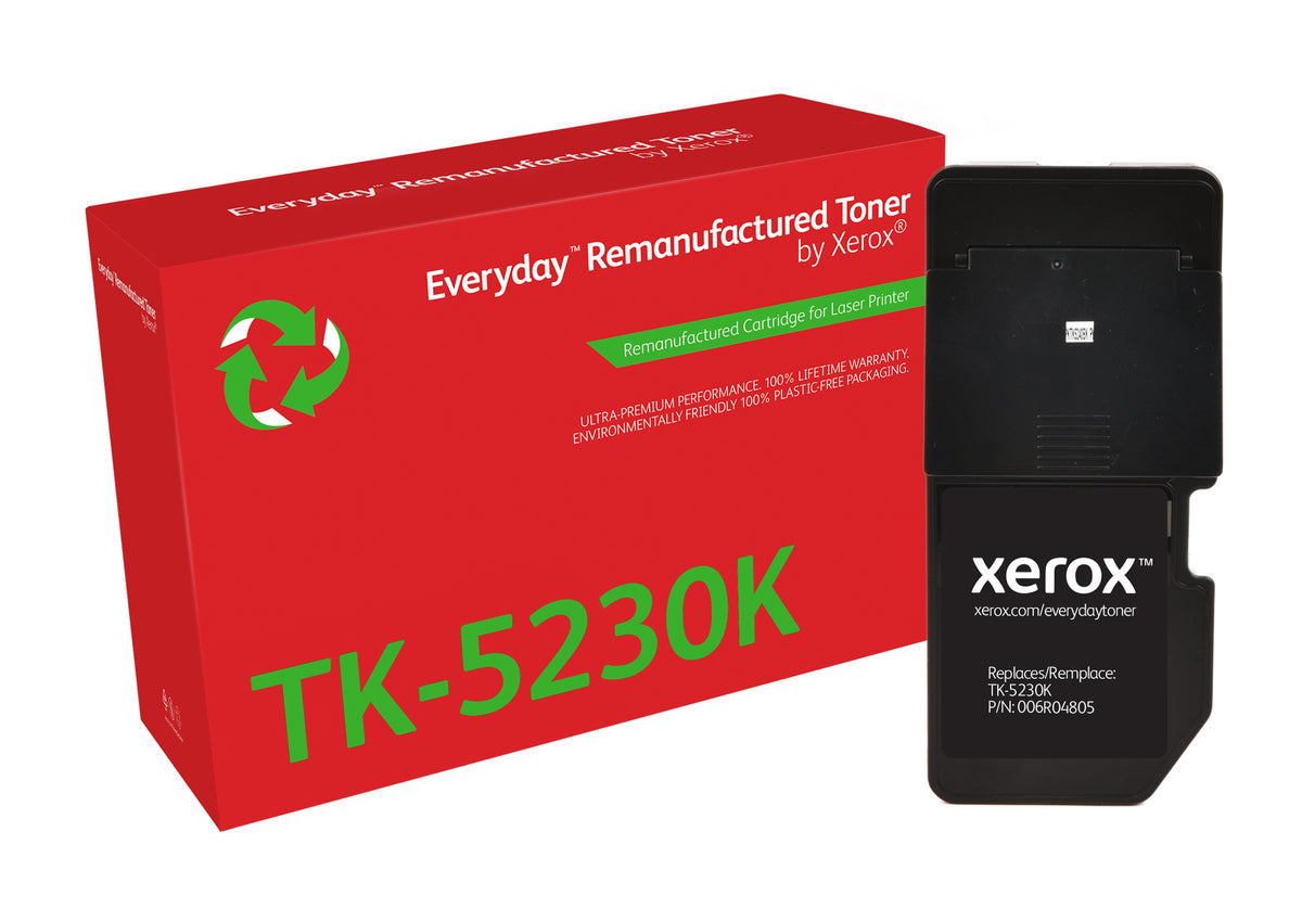 Xerox Everyday Black Remanufactured Toner by Xerox compatible with Kyocera TK-5230K, Standard capacity