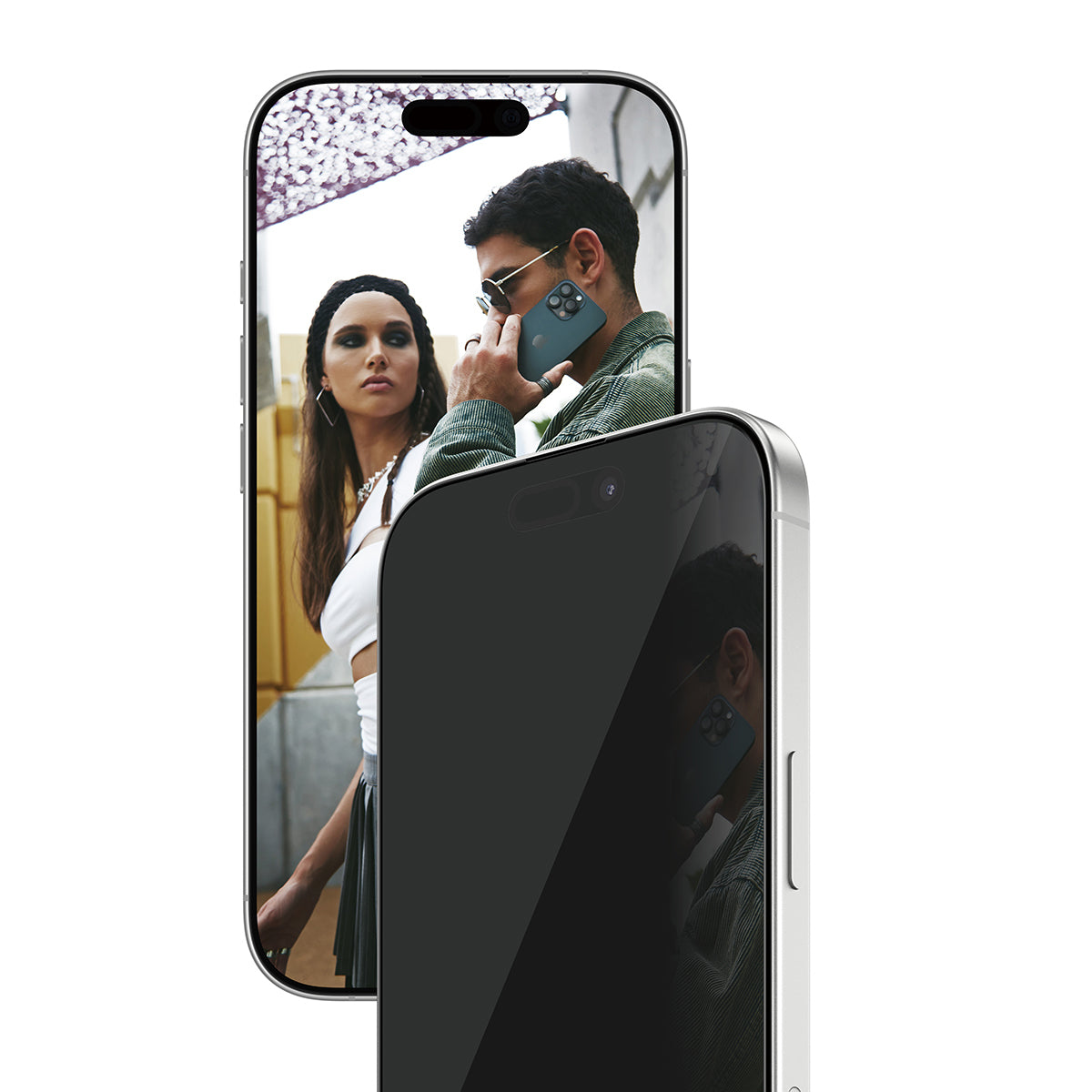 PanzerGlass SAFE. by PanzerGlass® 2-Way Privacy Screen Protector iPhone 17 | iPhone 16 Pro | Ultra-Wide Fit w. EasyAligner