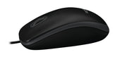Logitech B100 Optical Mouse For Business Black