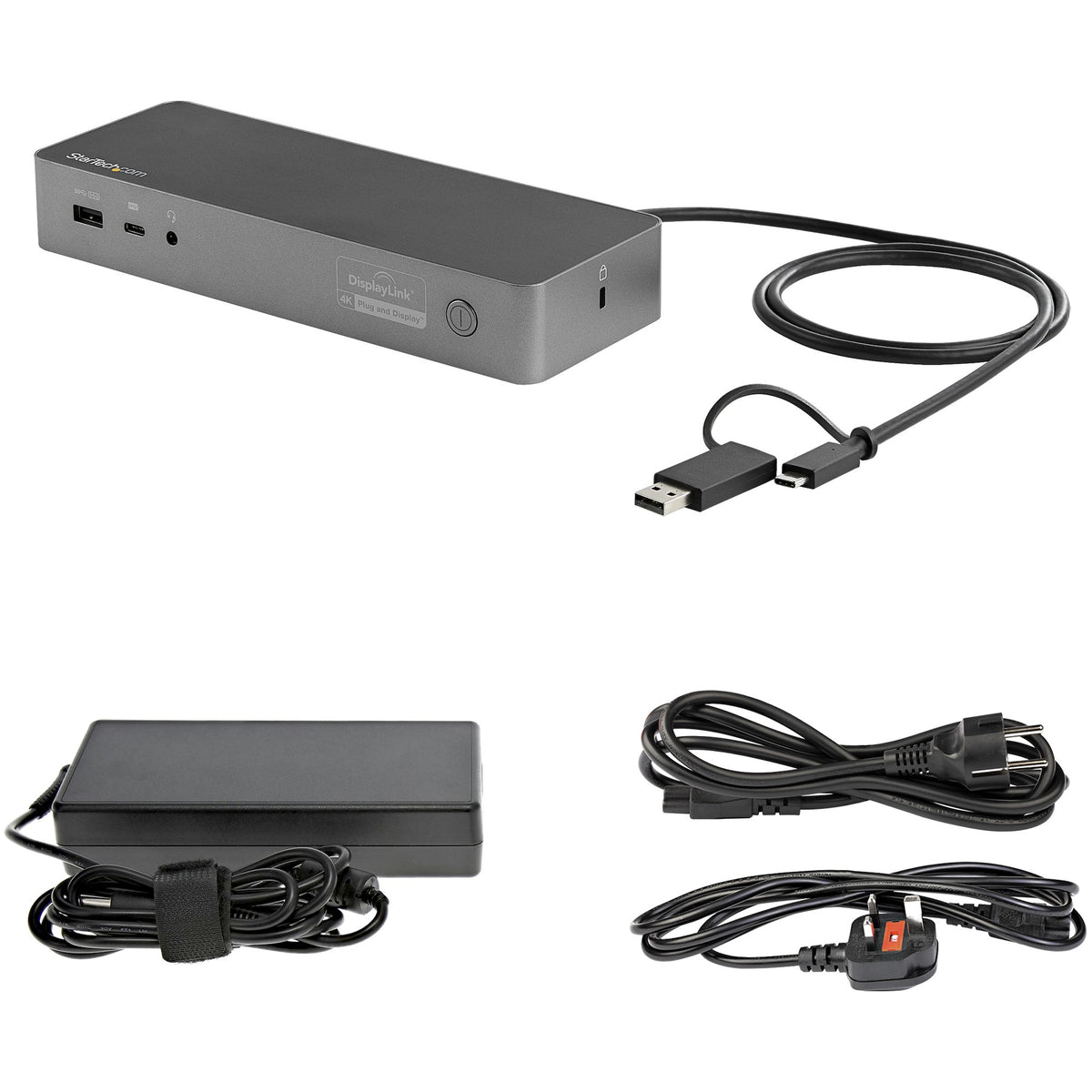 StarTech.com StarTech USB-C / USB-A Hybrid Docking Station for MacBook Pro / Air M1 M2 M3 M4 & Windows