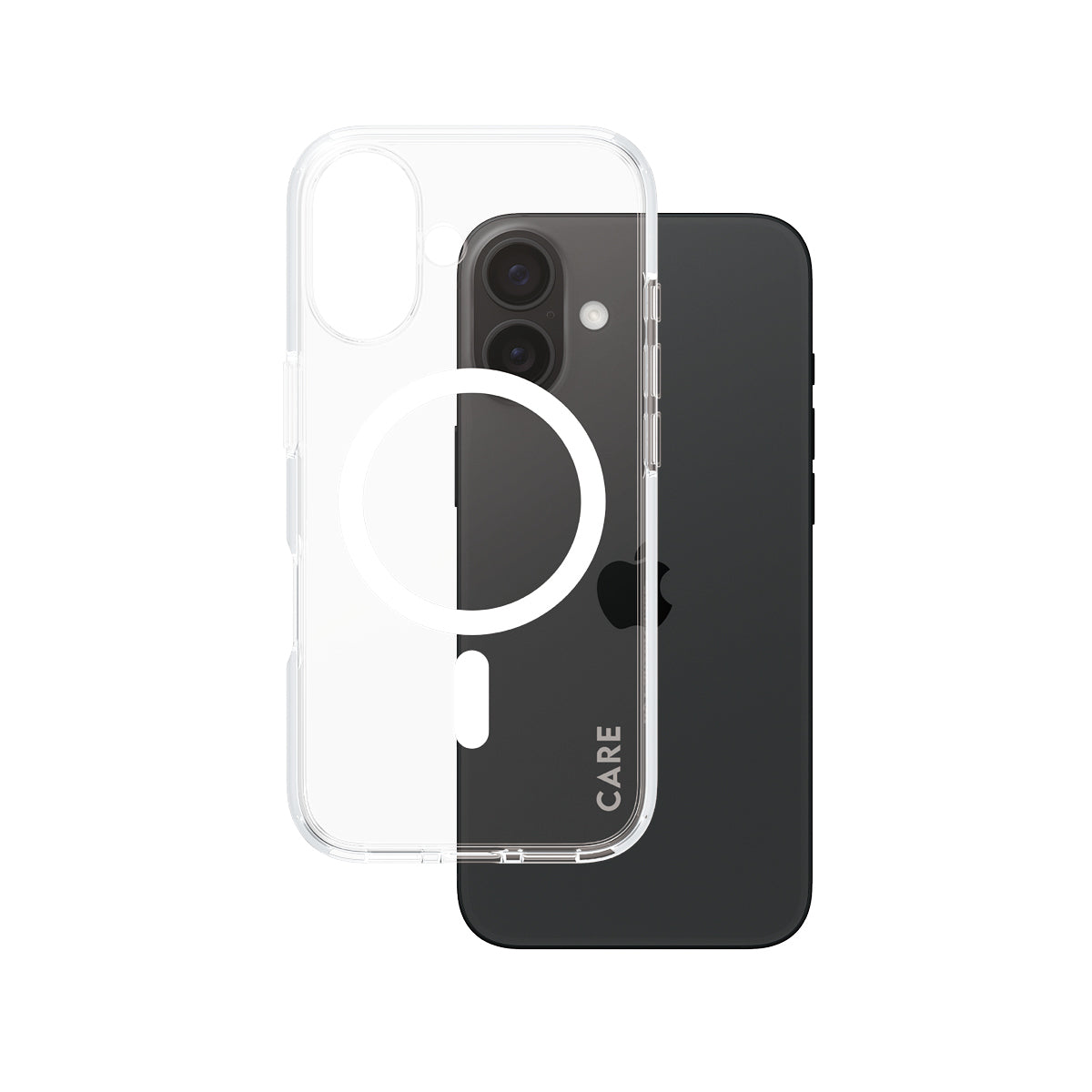 PanzerGlass CARE™ by PanzerGlass® Urban Combat Case Transparent w. White MagSafe iPhone 16
