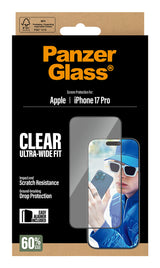 PanzerGlass PanzerGlass® Screen Protector iPhone 17 Pro | Ultra-Wide Fit w. EasyAligner