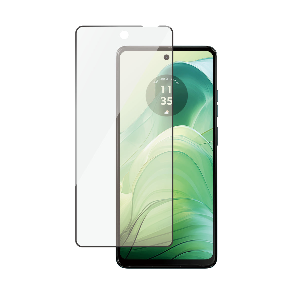 PanzerGlass SAFE. by PanzerGlass® Screen Protector Motorola moto G04 | G24 | G24 power | Ultra-Wide Fit
