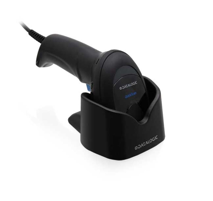 Datalogic Quickscan Lite 2500 2D Imager Kit W/ Coiled USB + Stand Blk