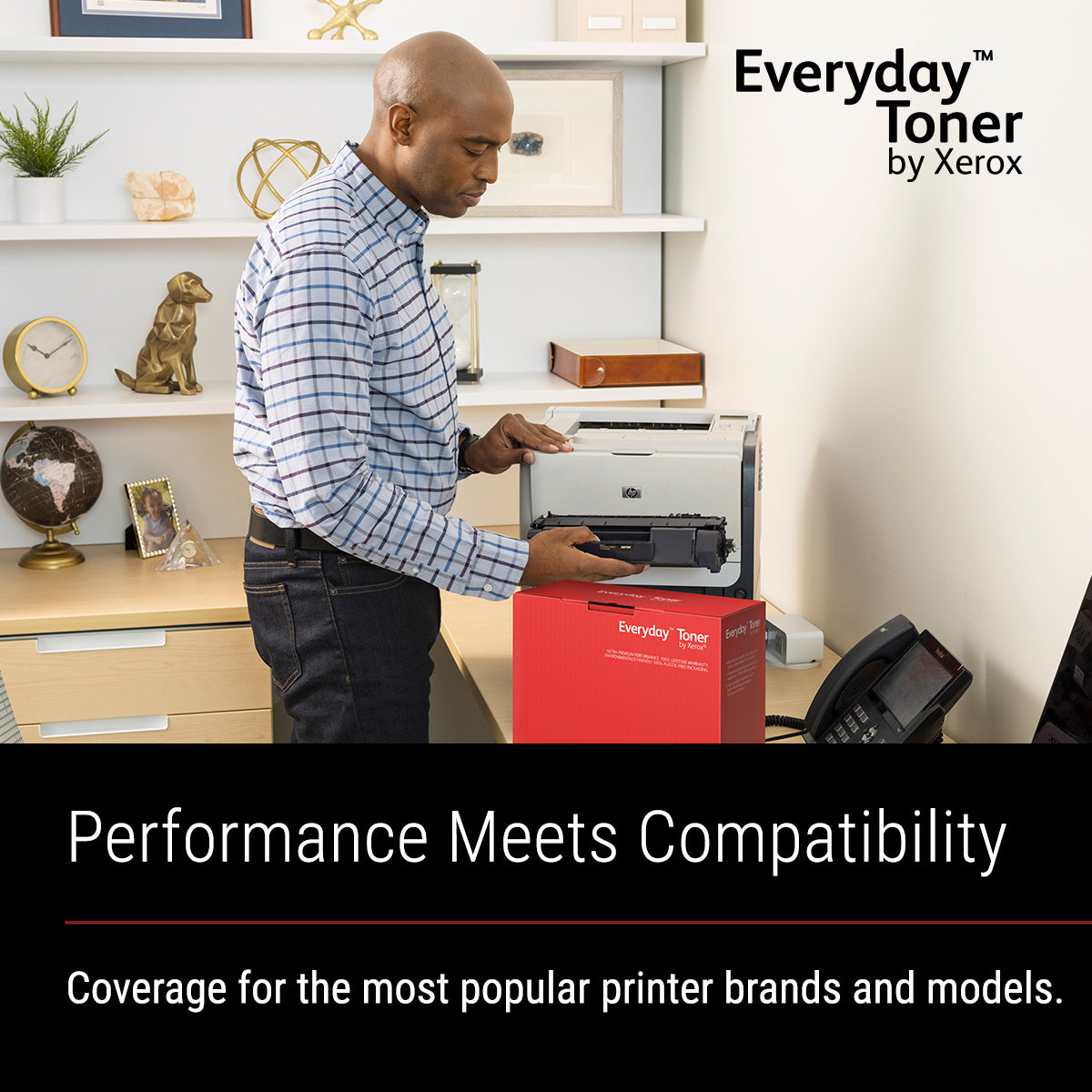 Xerox Everyday Cyan Toner by Xerox compatible with HP 216A (W2411A), Standard capacity