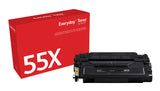 Xerox Everyday Black Toner by Xerox compatible with HP 55X (CE255X), High capacity