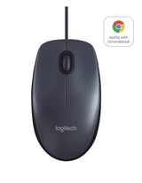 Logitech B100 Optical Mouse For Business Black