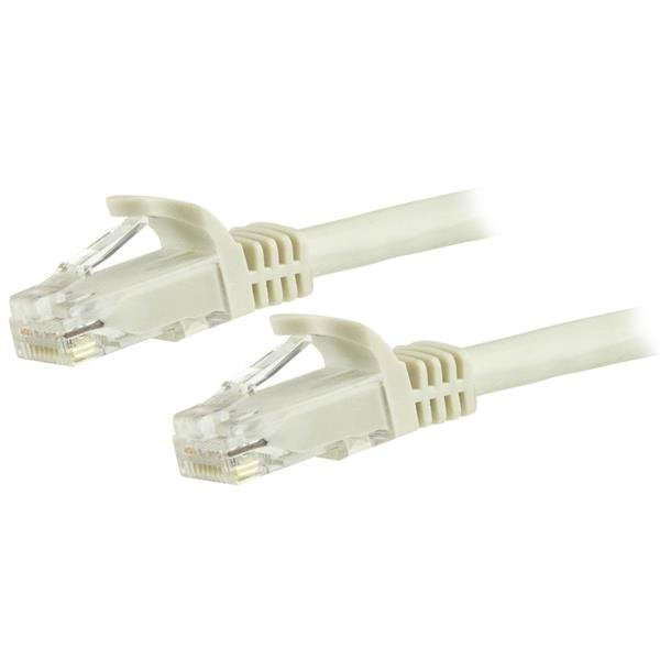 StarTech.com 15M White Snagless Cat6 Utp Pat Cable Etl Verified