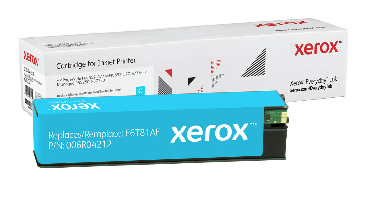 Xerox Everyday Cyan Cartridge by Xerox compatible with HP 973X (F6T81AE), High capacity