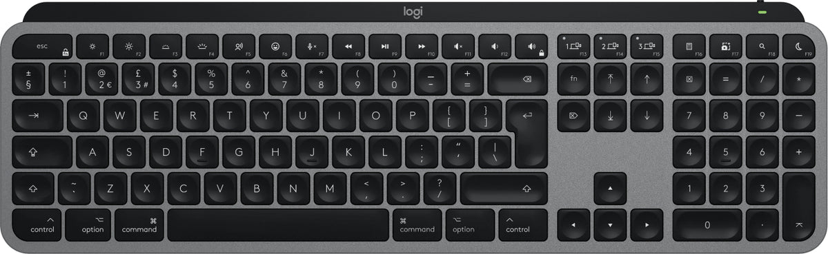 Logitech MX Keys S for Mac – Aluminium,Black