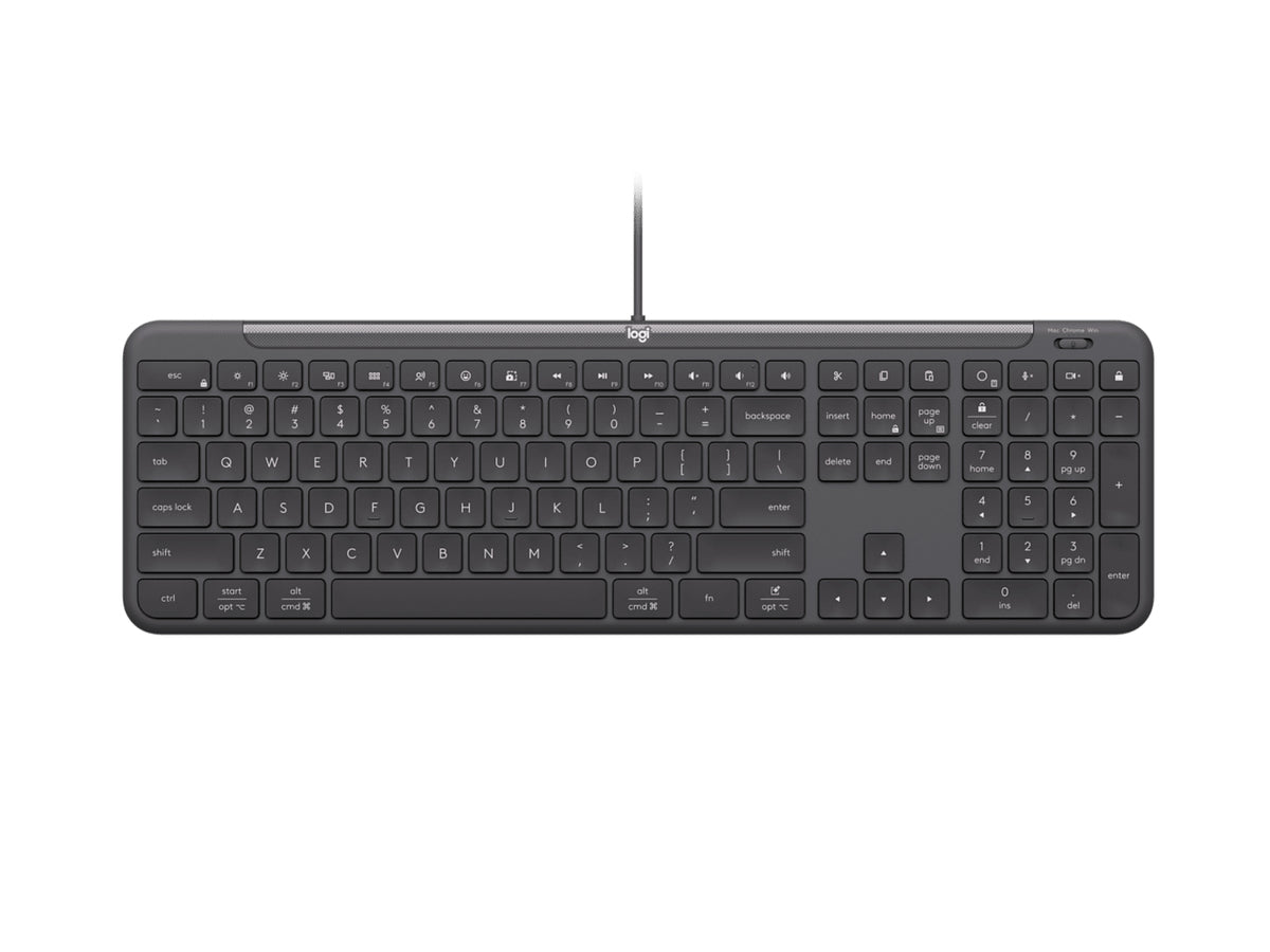 Logitech Signature Slim Wired K620 for Business, Graphite