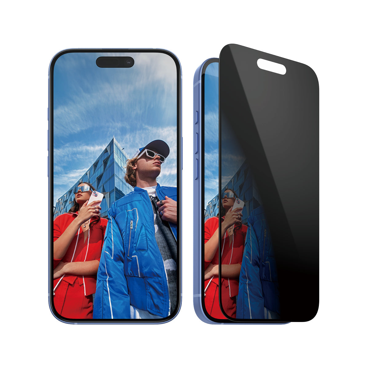 PanzerGlass PanzerGlass® 2-Way Privacy Screen Protector iPhone 16 | 15 | Ultra-Wide Fit w. EasyAligner