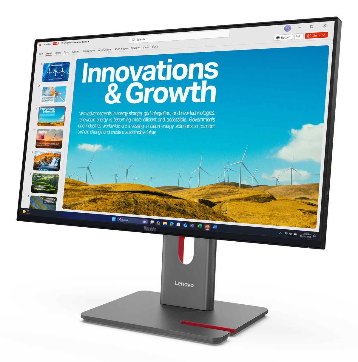 Lenovo ThinkVision P24QD-40 – Black