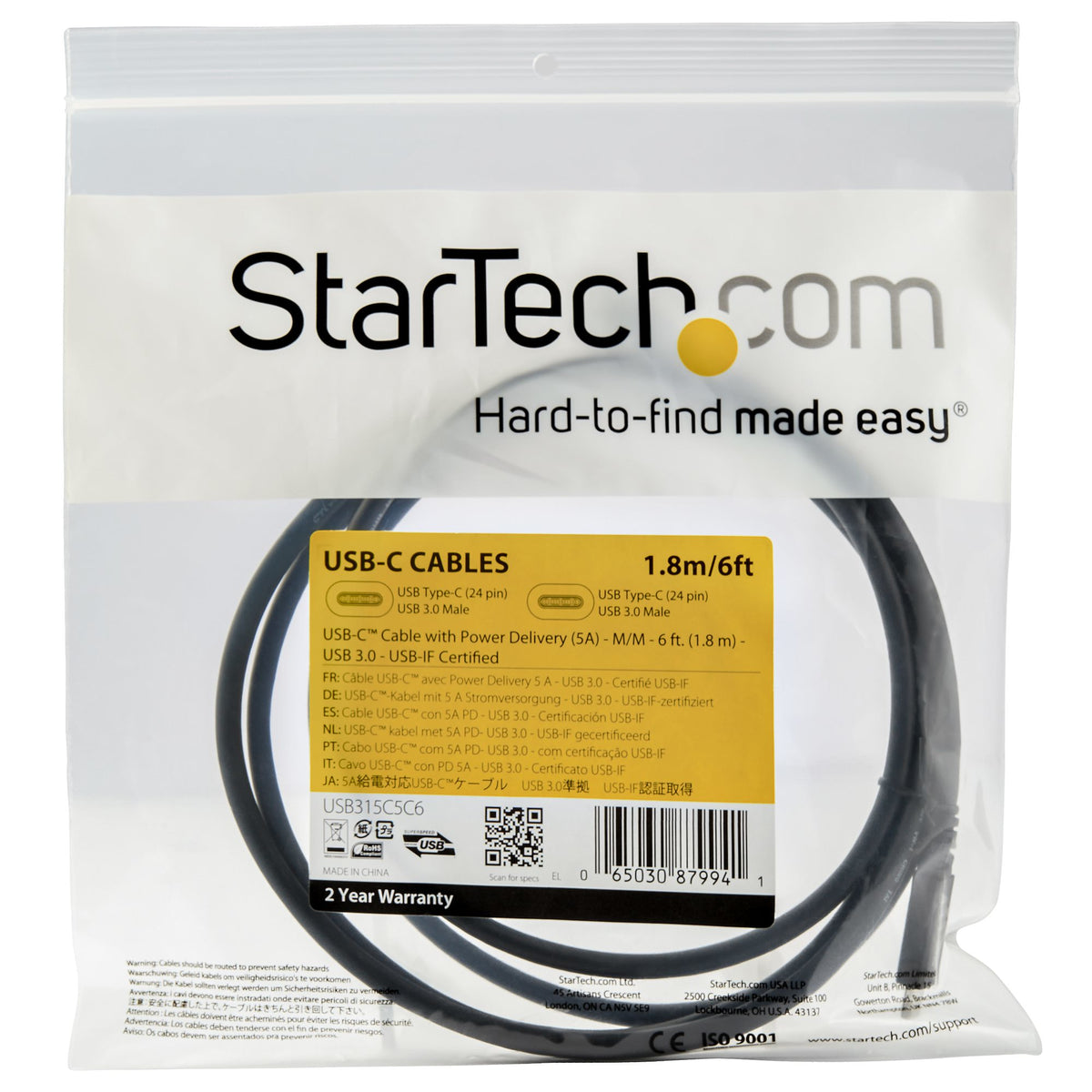 StarTech.com USB315C5C6