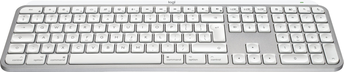 Logitech MX Keys S for Mac – Aluminium,White
