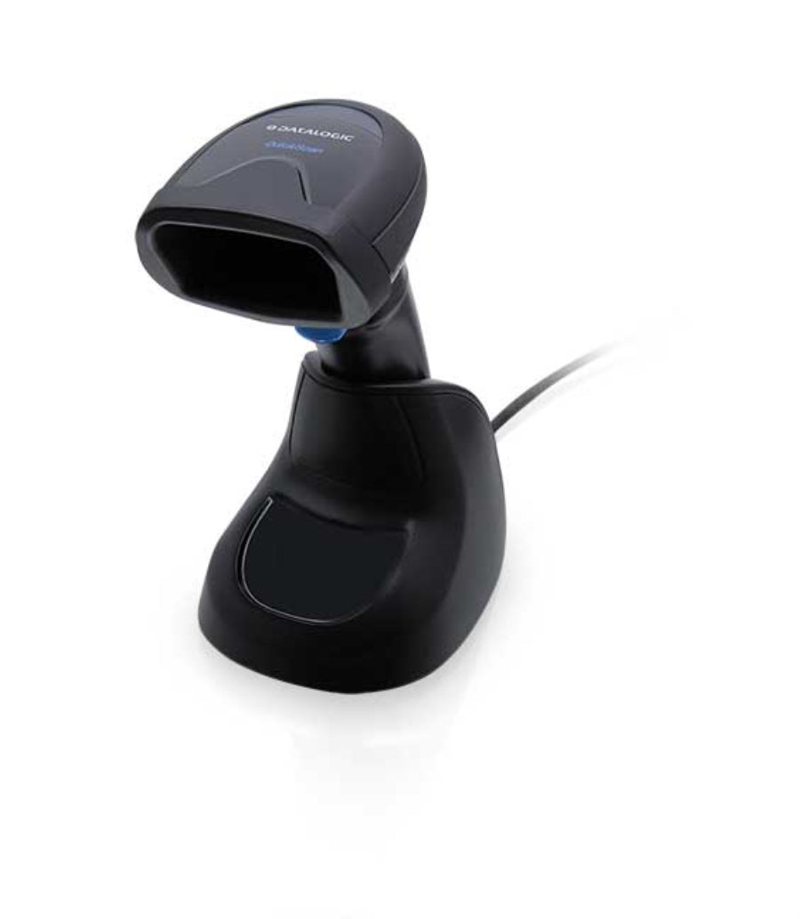 Datalogic Quickscan Lite 2500 2D Imager Kit W/ Coiled USB + Stand Blk