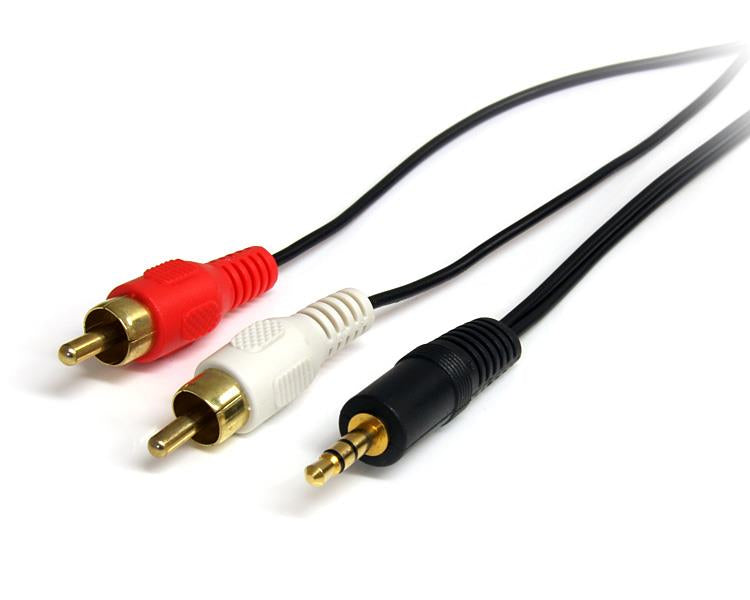 StarTech.com 0.92m, 3.5mm/2xRCA, M/M