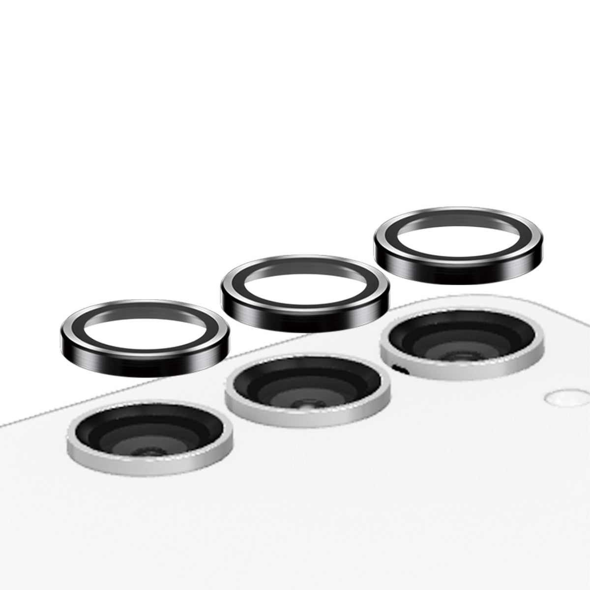 PanzerGlass PanzerGlass® Hoops® Camera Lens Protector Black Samsung Galaxy S23 FE