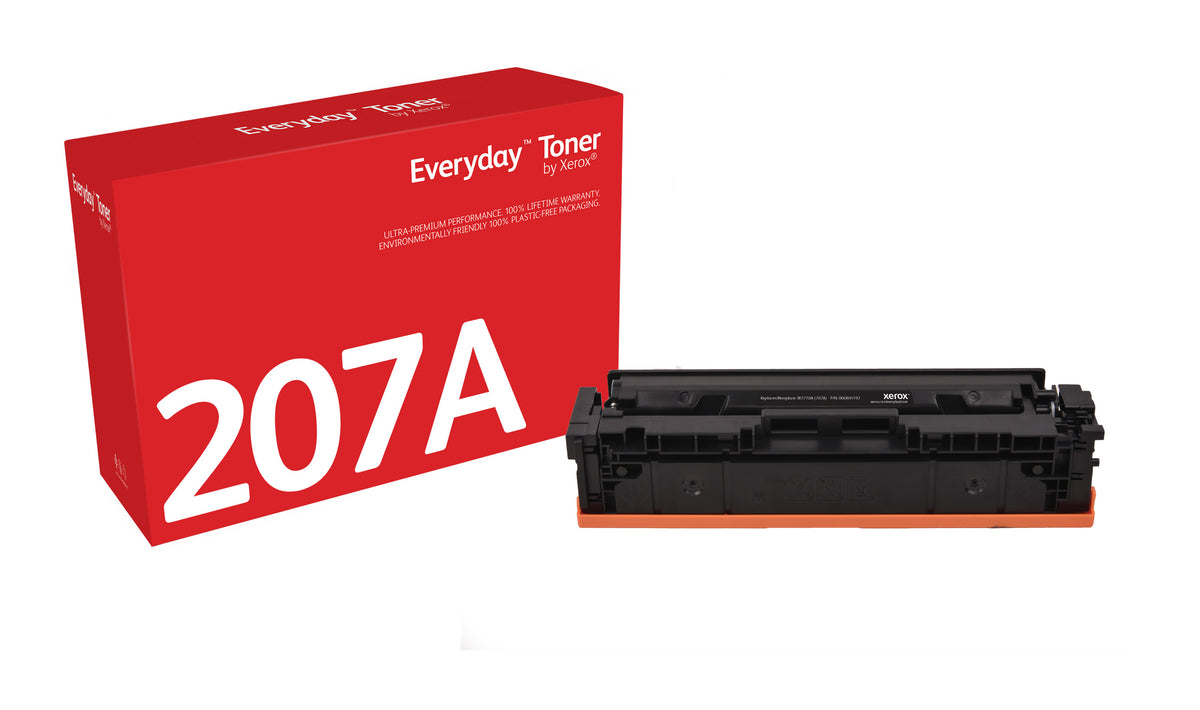 Xerox Everyday Black Toner by Xerox compatible with HP 207A (W2210A), Standard capacity